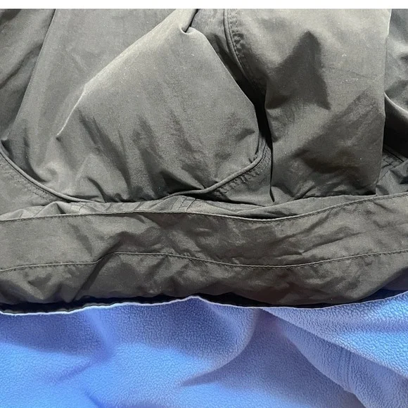 LL Bean Blue Full Zip Removable Sherpa Lining All Weather Hood Jacket Large Men - Picture 11 of 12